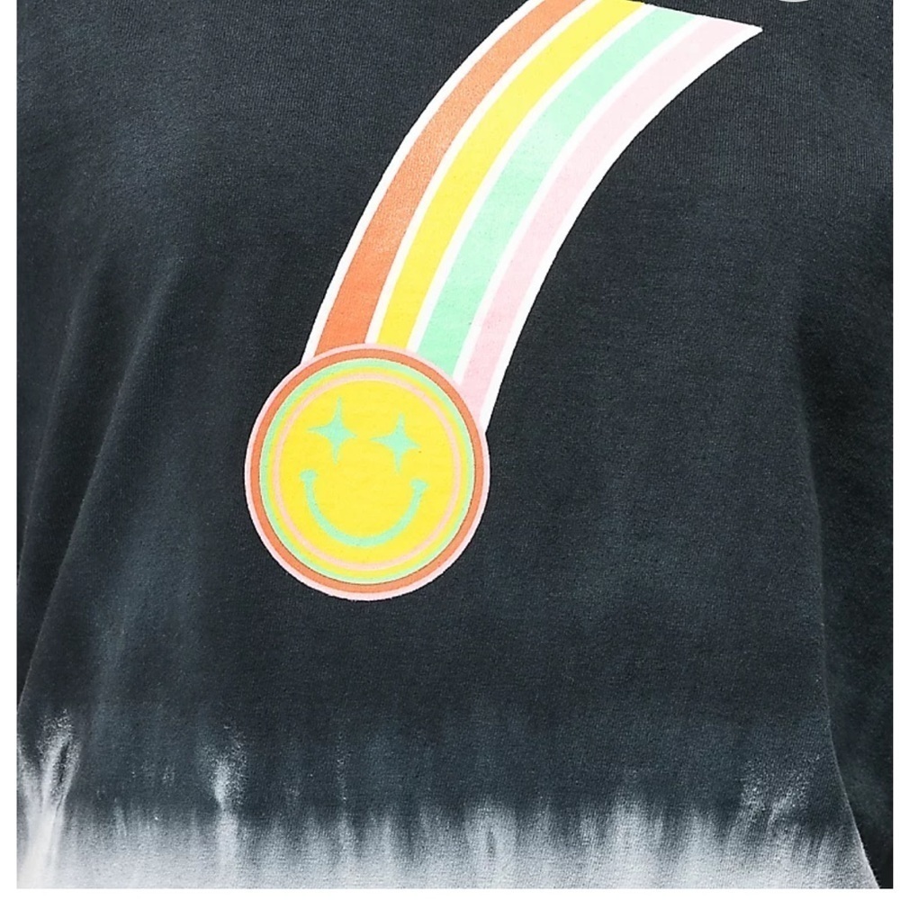 Boss Dog Don't Be Sad Blue & White Colorblock T-Shirt, Black/Multi, Medium, NWT - Picture 3 of 8